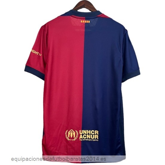 Nuevo Tailandia 1ª Camiseta Barcelona 24/25 Azul Rojo Baratas